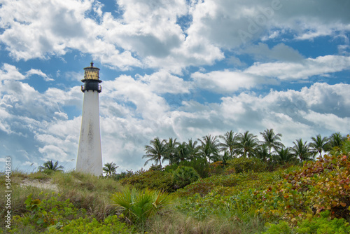 Key Biscane Point Lighthouse near Miami, Florida in the United States © Gilles Rivest