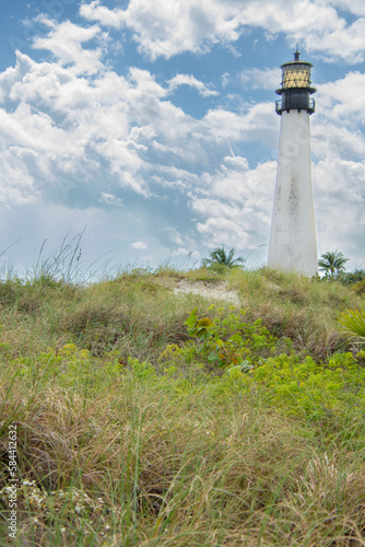 Key Biscane Point Lighthouse near Miami  Florida in the United States