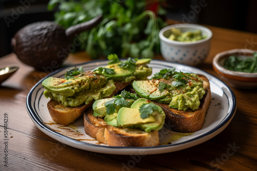 Avocado & french toast