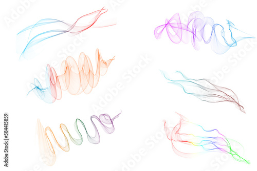 Abstract Smoke Transparent Background