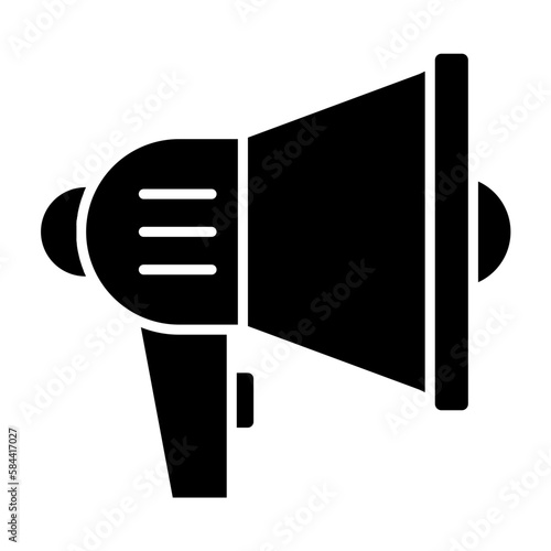 Bullhorn Glyph Icon