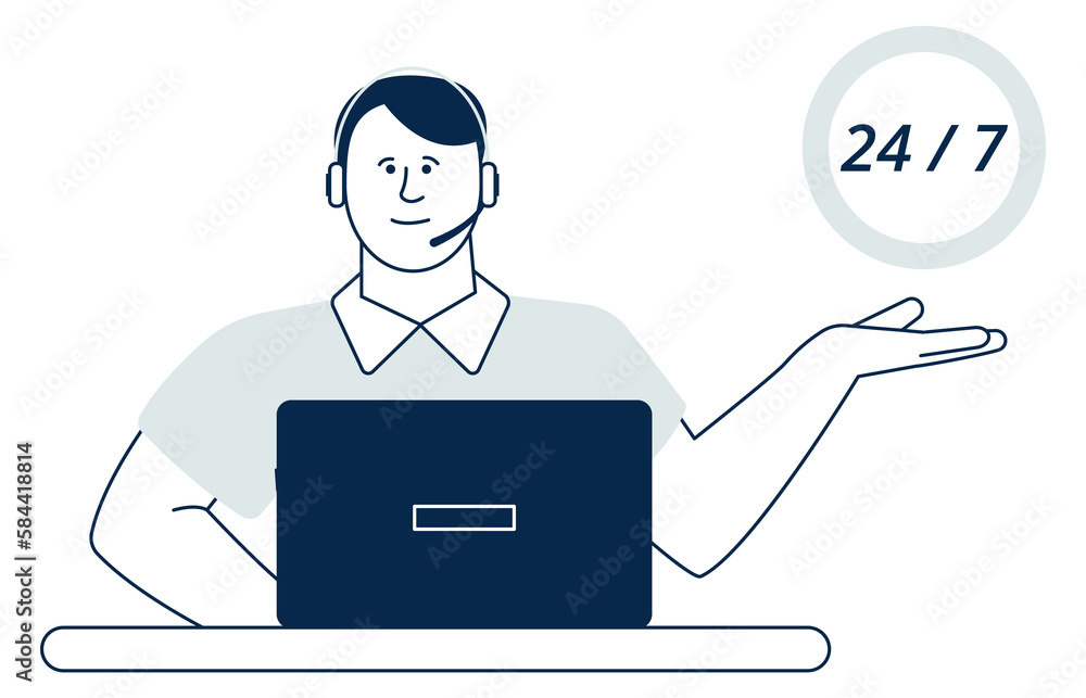24 hours customer service worker. Online help desk 24 hours customer service worker. Online help desk