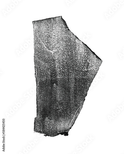 Abstract vector hand drawn object. Black ink on white background. Grunge textured shape.