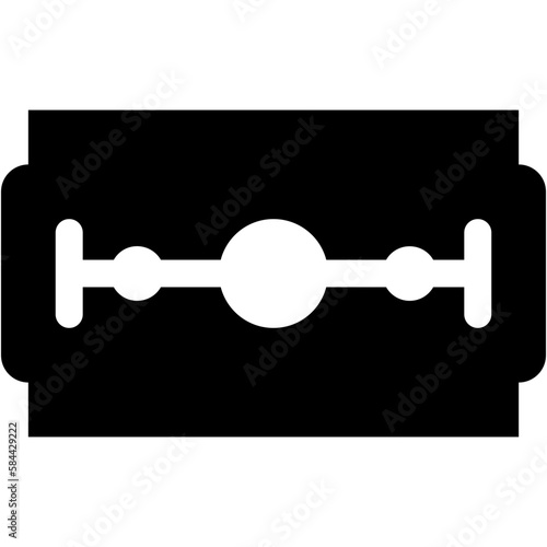 Razorblade Glyph Icon