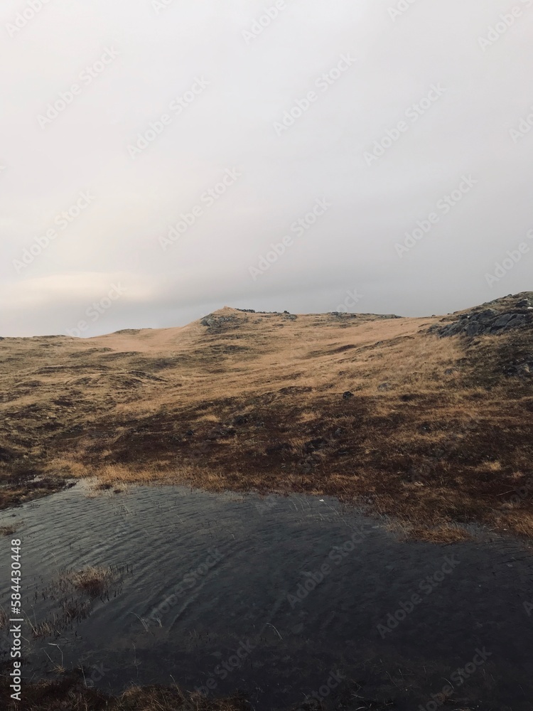 Terre isolée en Islande