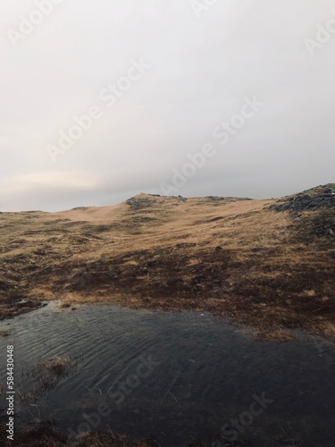 Obraz na płótnie Terre isolée en Islande w salonie