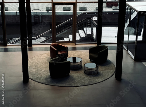 interior of a modern office building