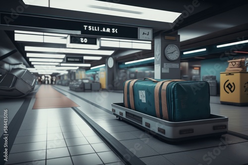  Luggage Bell at Airport Baggage Claim © Artificial Soul