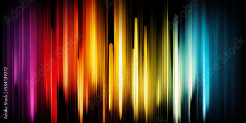rainbow Abstract Modern blended stripes Background