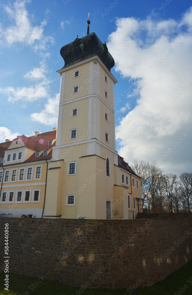 Delitzsch Germany historical castle with tower