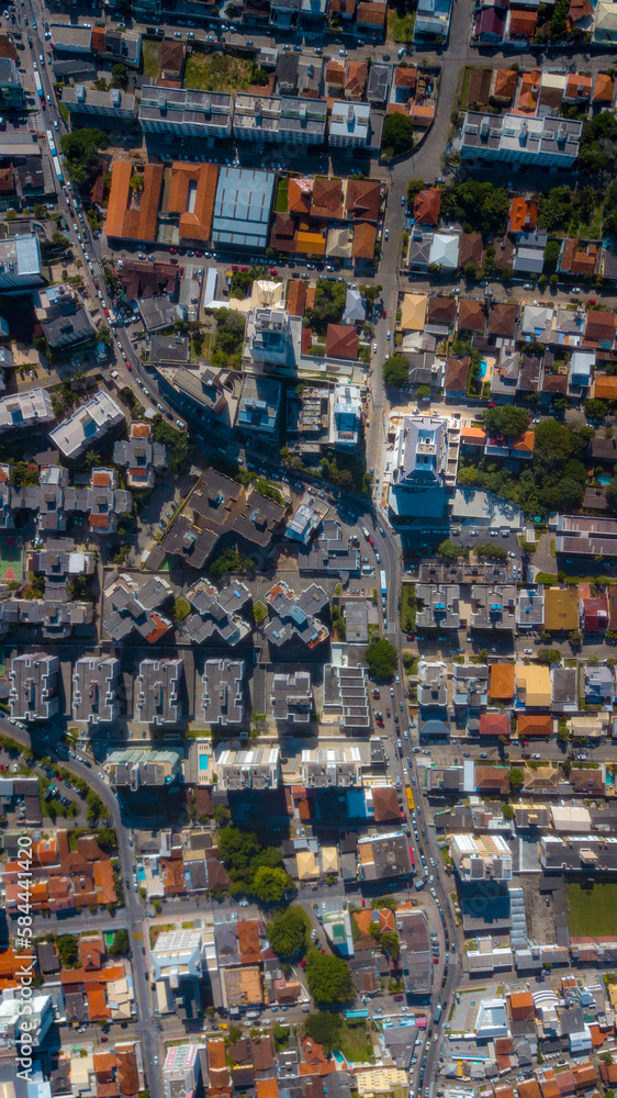 Fototapeta premium Paisagem Urbana Cidade Florianopolis Centro Trindade Itacorubi Beira Ilha Mar Baía Norte Morro da Cruz Prédios Arquitetura Engenharia Urbanismo Santa Catarina Por do Sol Drone Aérea