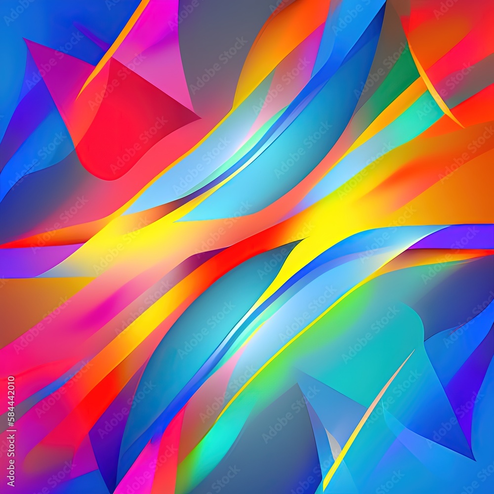 Abstract colorful background - generative ai Abstract colorful background - generative ai