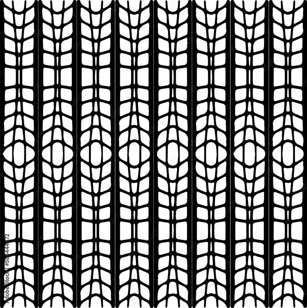 Vector geometric seamless pattern. Ornamental background with abstract shapes. Black and white texture. Abstract ornament background. Dark repeat design for decor, fabric, cloth.Abstraction art. Vector geometric seamless pattern. Ornamental background with abstract shapes. Black and white texture. Abstract ornament background. Dark repeat design for decor, fabric, cloth.Abstraction art.
