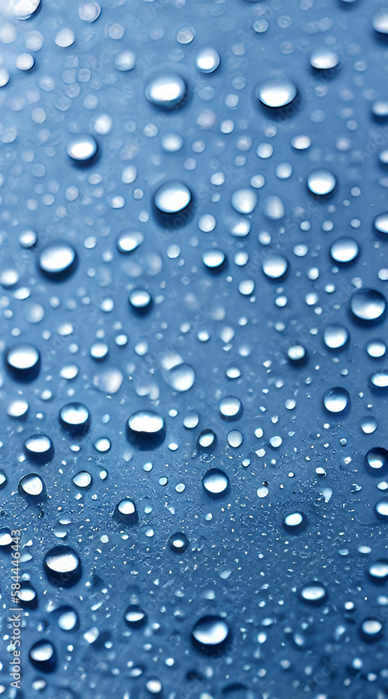 water drops on glass. created with generative AI technology water drops on glass. created with generative AI technology