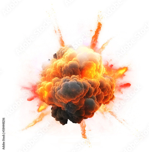 Obraz na plátně Explosion PNG