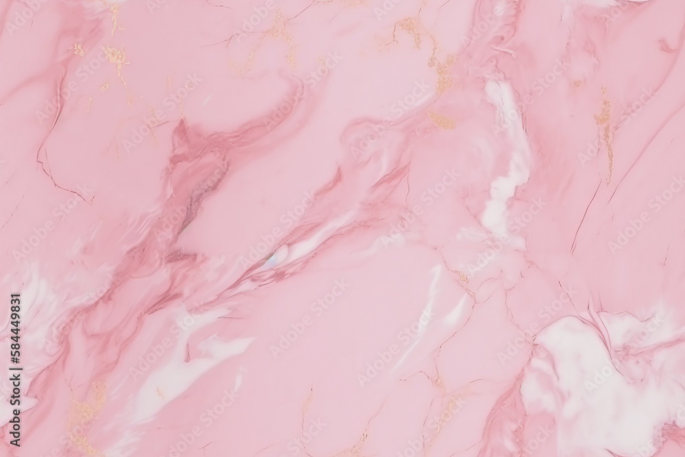 Seamless pattern of pink marble