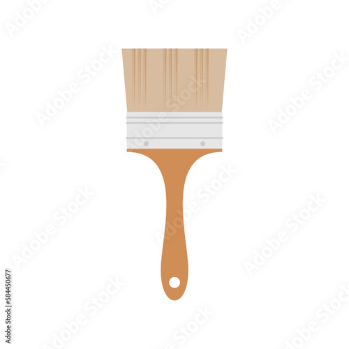 paint brush flat design vector illustration