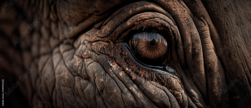 Animal Eye Close Up, Elephant Animal Eye Close Up, Elephant