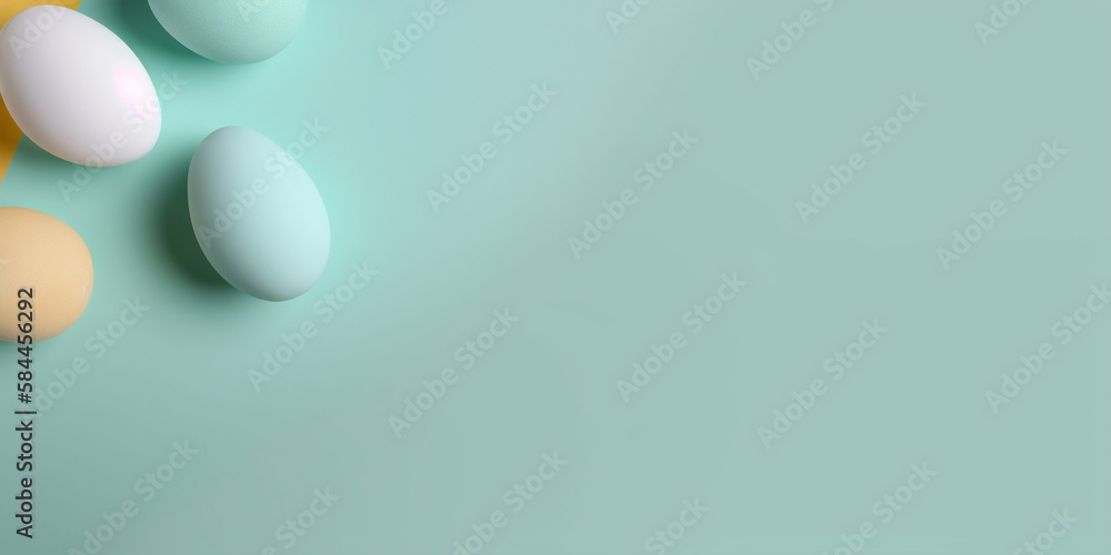 Easter background, clean, minimal, pastel colors. greetings. happy easter,. Generative AI Easter background, clean, minimal, pastel colors. greetings. happy easter,. Generative AI