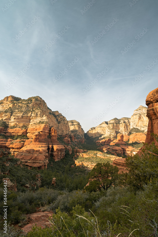 Incredible views from viewpoint above Boynton Canyon in Sedona AZ.