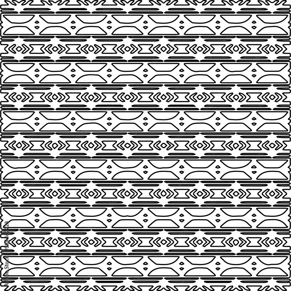 Stylish texture with figures from lines.
Abstract geometric black and white pattern for web page, textures, card, poster, fabric, textile. Monochrome graphic repeating design. Stylish texture with figures from lines.
Abstract geometric black and white pattern for web page, textures, card, poster, fabric, textile. Monochrome graphic repeating design.
