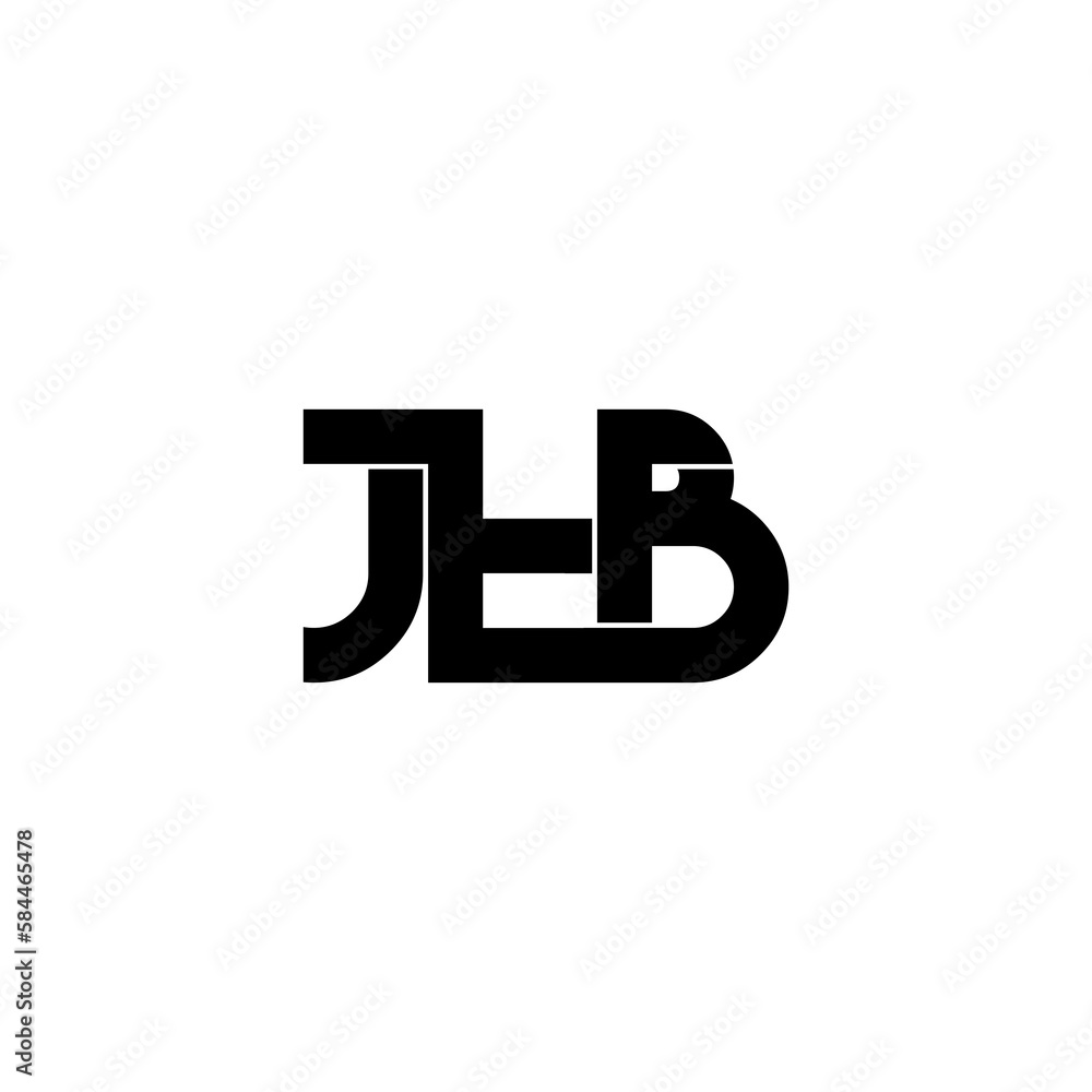 jtb typography letter monogram logo design jtb typography letter monogram logo design