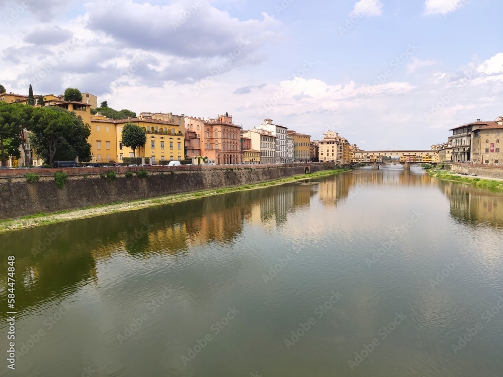 The Arno River in the Tuscany