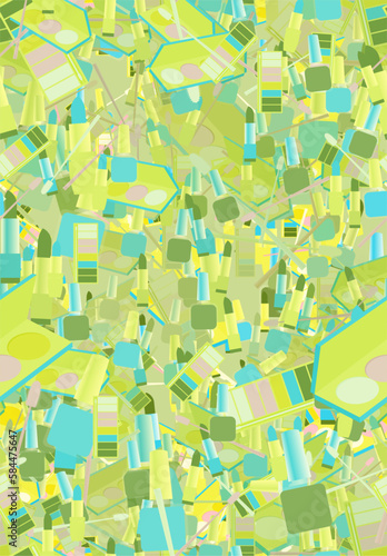 Background pattern abstract design texture. Seamless. Theme is about maquillage, brush, beauty, pomatum, parlor, tones, powder, ointment, cosmetology, makeup, toiletry, nail polish, cosmetics