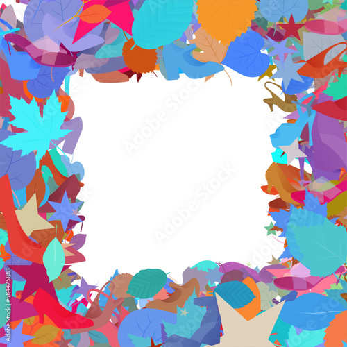 Background pattern abstract design texture. Border frame, transparent background. Theme is about high heels, tree, flip-flops, glamour, elegant, casual, style, platform heels, slingback shoes