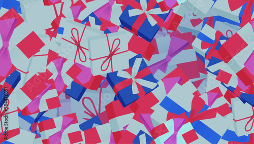 Background pattern abstract design texture. Seamless. Theme is about xmas, ribbon, surprise, illustration, background, anniversary, decoration, love, christmas, gift, box, wrap, present