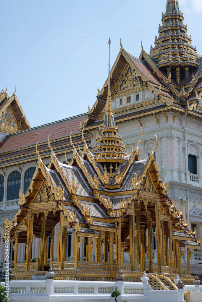 Phra Tinang Aporn Phimok Prasat Pavilion in the Grand Palace in Bangkok