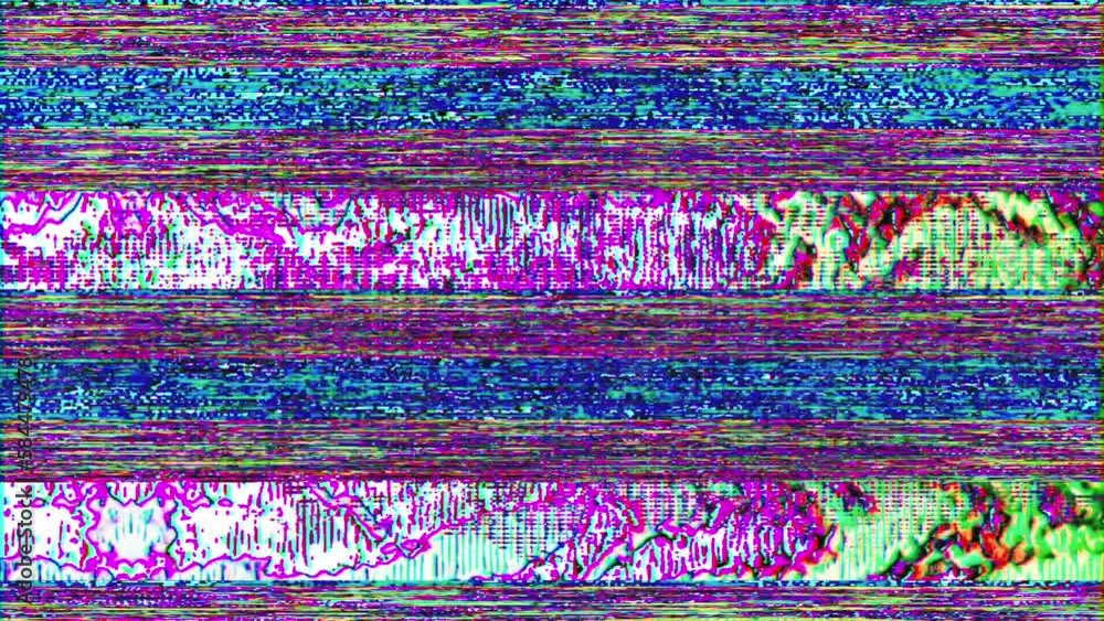 VHS tape texture animation with vintage noise and distortion, ideal for