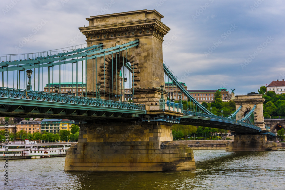 Obraz premium View of Budapest city center, Hungary