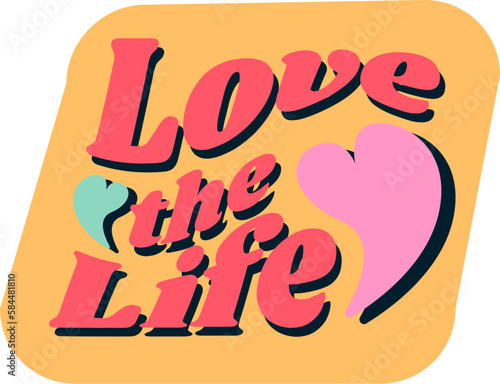 Love the life sticker