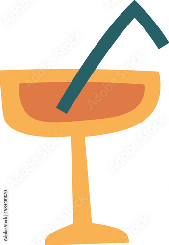 Boho Cocktail With Strew