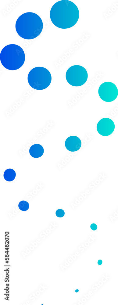 Halftone Dotted Curved Line Halftone Dotted Curved Line