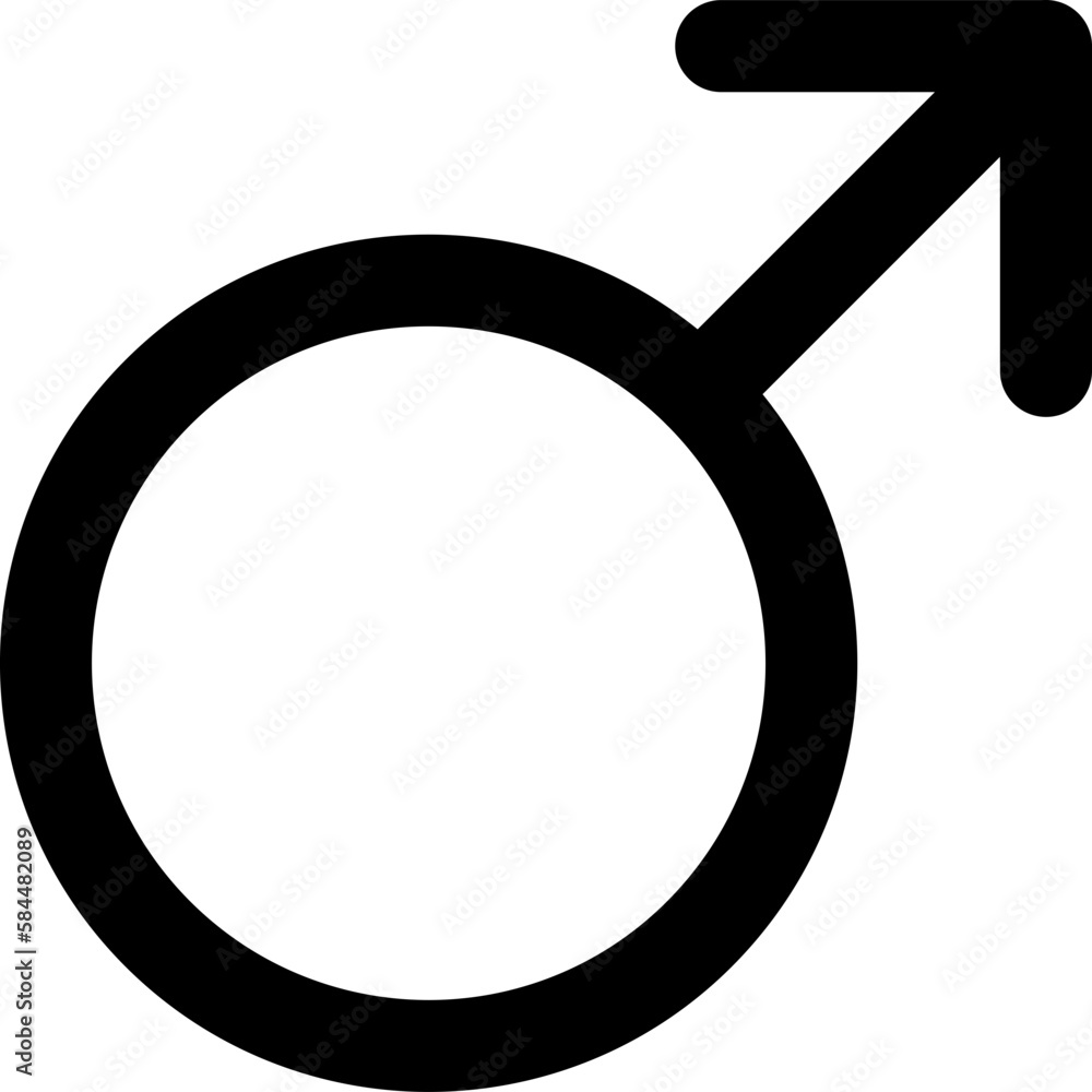 Male gender orientation symbol sexual icon Male gender orientation symbol sexual icon