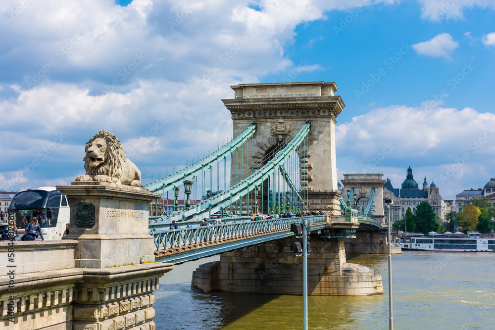 Obraz premium View of Budapest city center, Hungary