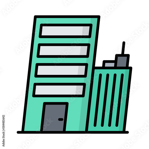 Earthquake Line Color Icon