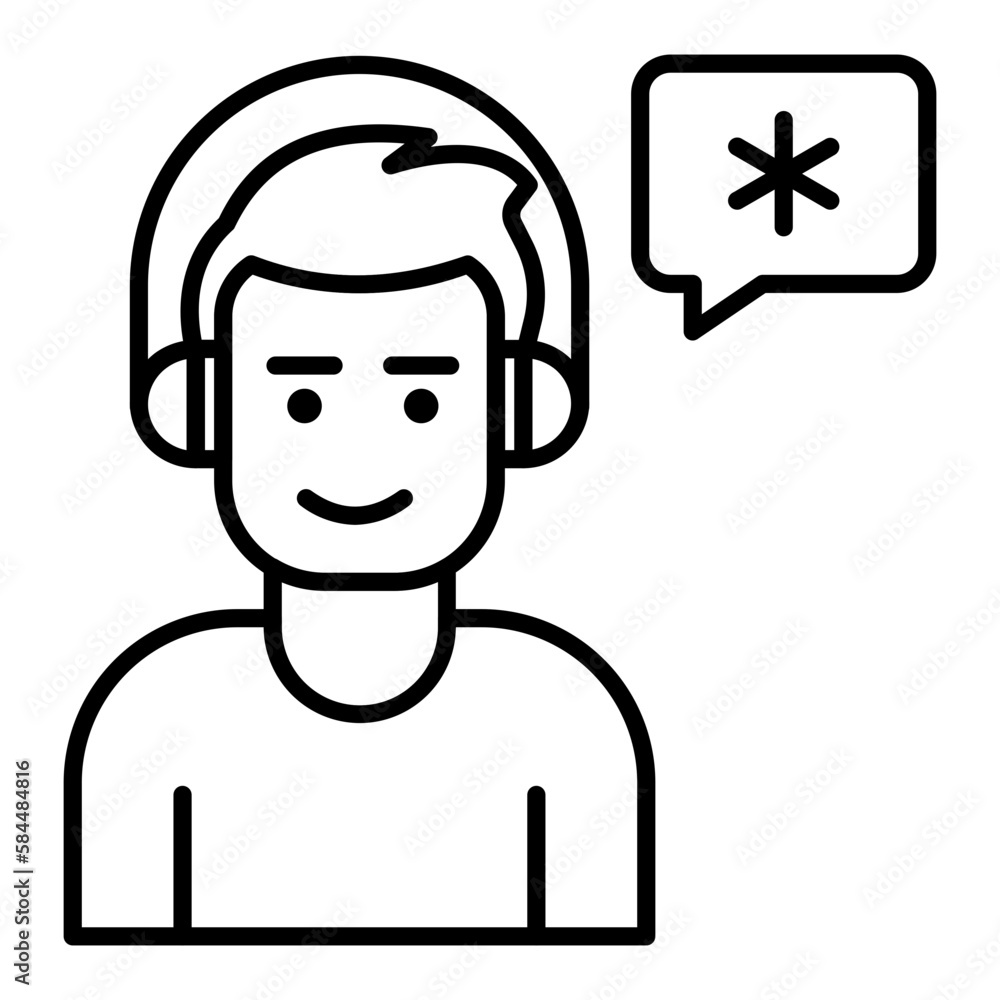 Emergency Support Outline Icon Emergency Support Outline Icon