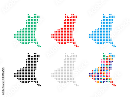 茨城県　地図（スクエア②）