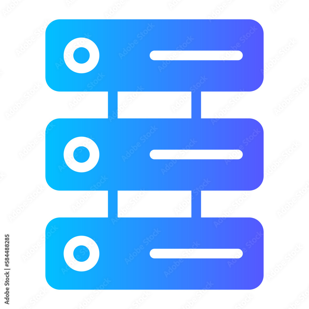 database gradient icon database gradient icon