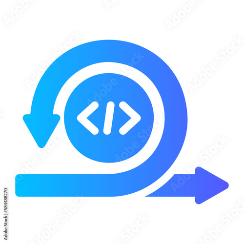 agile gradient icon