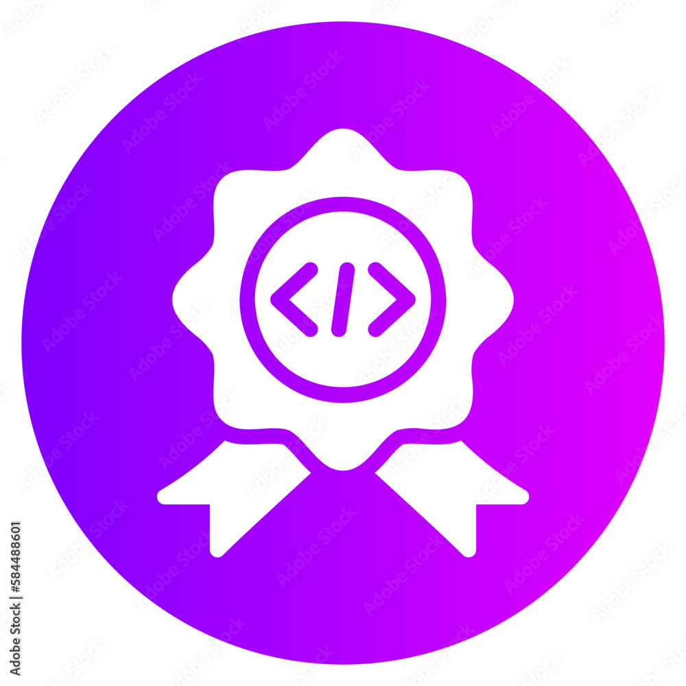 coding gradient icon