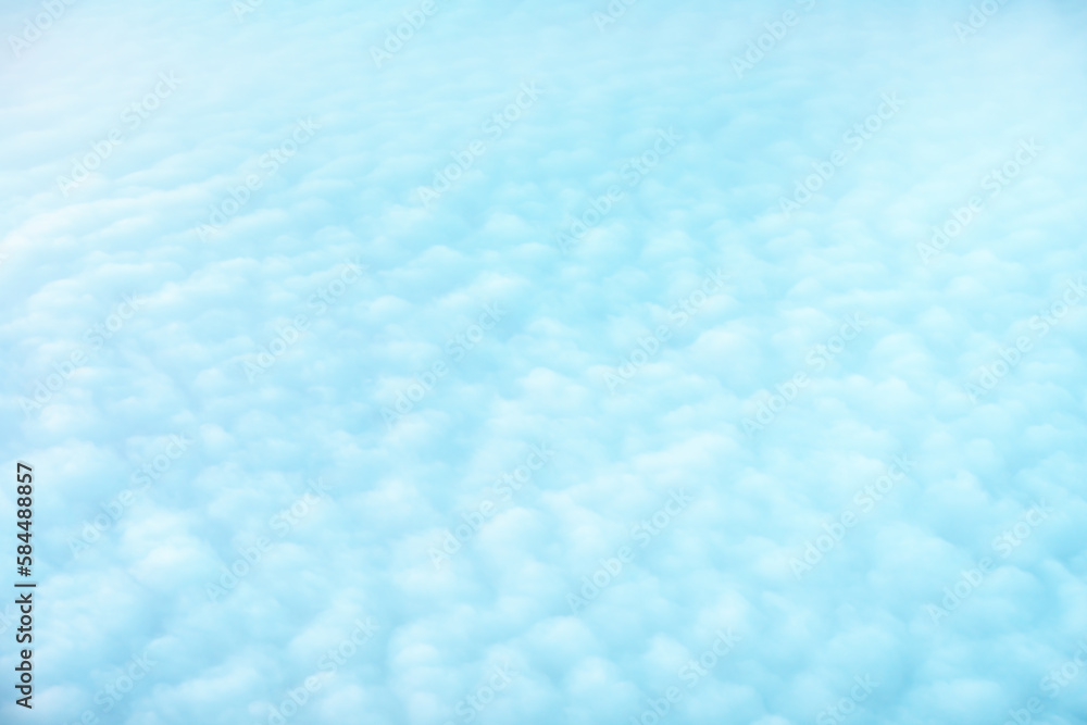 Obraz premium White rolling clouds background . Dense cloudscape background