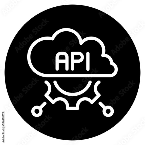 api glyph icon