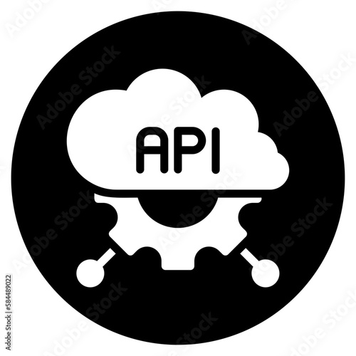api glyph icon