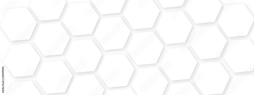 Modern simple style hexagonal graphic concept. Futuristic surface hexagon pattern with light rays. Abstract background with squares . Background with hexagons. Abstract background with lines - obrazy, fototapety, plakaty 