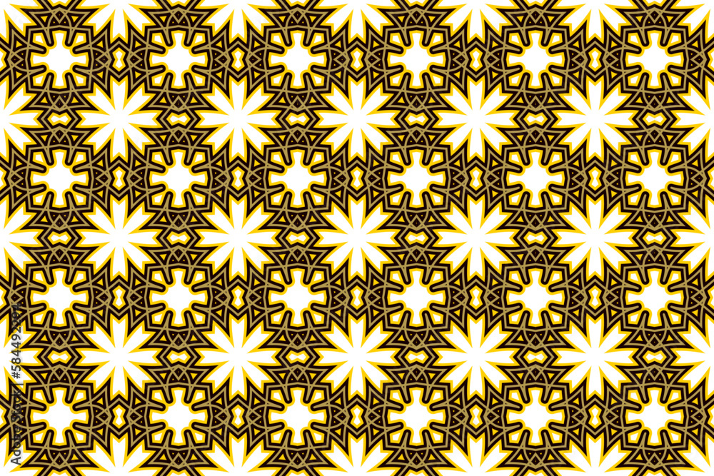 Seamless pattern design for wrapping paper, wallpaper, fabric, decorating and backdrop. Vector Illustration of geometry line art. Seamless pattern design for wrapping paper, wallpaper, fabric, decorating and backdrop. Vector Illustration of geometry line art.