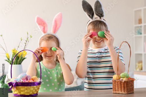 Funny little children with ...